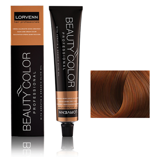 Product Lorvenn Beauty Color 70ml | Απόχρωση 7.43 Ξανθό Χάλκινο Ντορέ base image