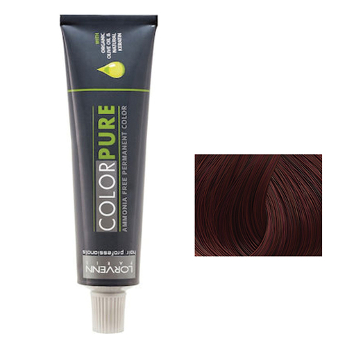 Product Lorvenn Color Pure 50ml | Απόχρωση 5.62 Καστανό Ανοιχτό Κόκκινο Ρουμπινί base image