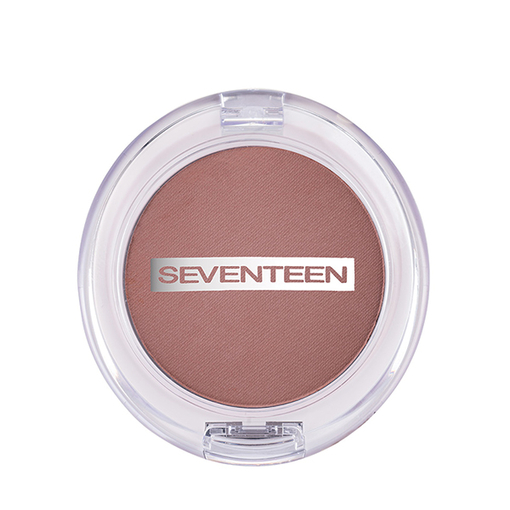 Product Seventeen Natural Matte Silky Blusher 7.5g - 16 Plum Brown base image