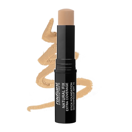 Product Radiant Natural Fix Extra Coverage Stick Foundation 8.5g | Απόχρωση 01 Latte base image