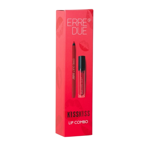 Product Erre Due Kiss Kiss Lip Combo - Red Alert base image