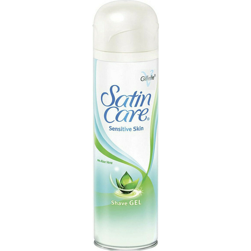 Product Gillette Satin Care Sensitive Skin Gel Gel Ξυρίσματος Για Ευαίσθητη Επιδερμίδα 200ml base image