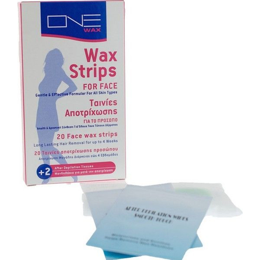 Product One Wax Strips Facial Hair Removal Strips 20 pcs base image