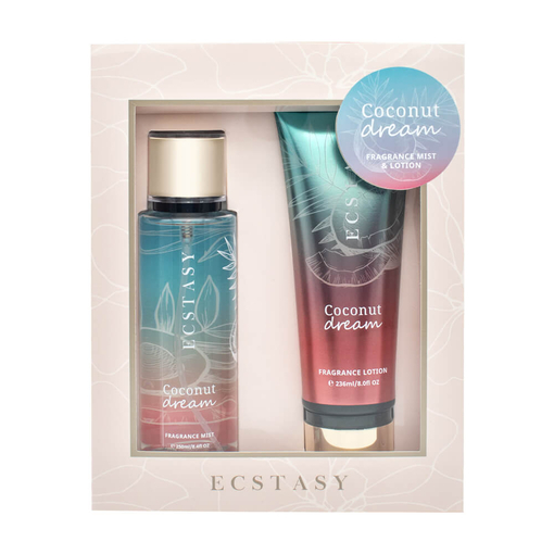 Product Ecstasy Body Cream 236ml & Mist 250ml Coconut Dream base image