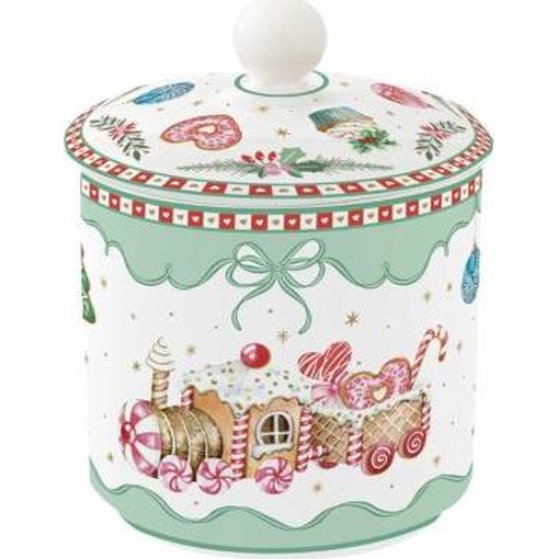 Product Ginger Cookie Jar With Lid Ceramic Vase With Lid 11.3×11.3×16.5cm base image