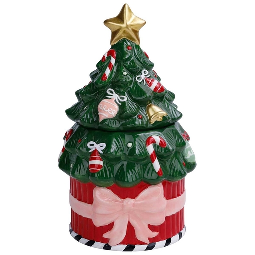 Product Marva Tree Βάζο Με Καπάκι Κεραμικό 16.5x16x27cm base image