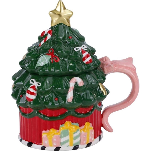 Product Marva Tree Κούπα Με Καπάκι Κεραμική 500ml base image