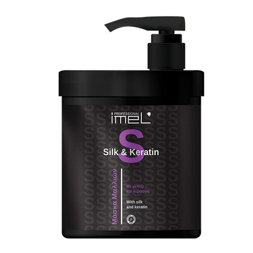 Product IMEL Μάσκα Μαλλιών Με Μετάξι & Κερατίνη 1000ml base image