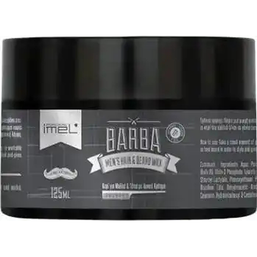 Product IMEL Barba Men’s Hair & Beard Wax Κερί Για Μαλλιά & Γένια 125ml base image