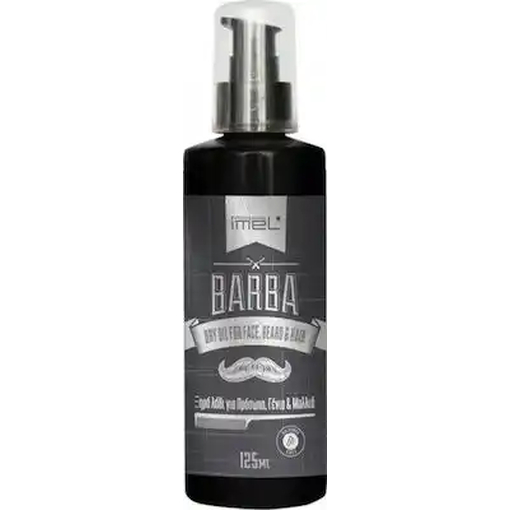 Product IMEL Barba Dry Oil 3in1 Ξηρό Λάδι Για Πρόσωπο, Σώμα & Μαλλιά 125ml base image