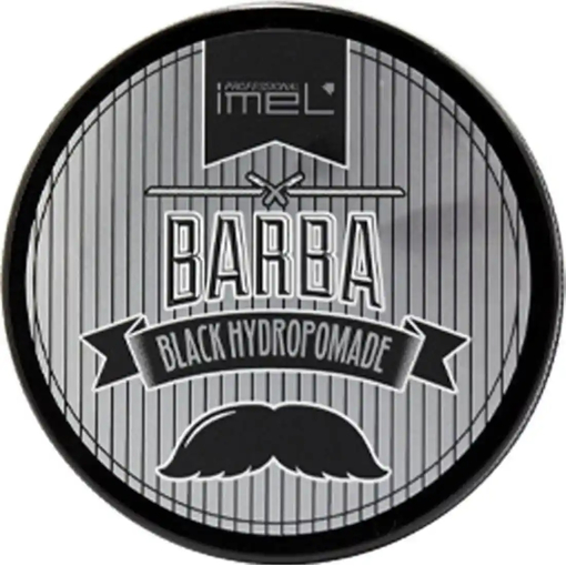Product IMEL Barba Black Hydropomade Strong Hold Πομάδα Μαλλιών 100ml base image
