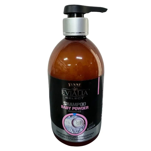 Product Yanni Evialia Επαγγελματικό Σαμπουάν Με Άρωμα Baby Powder 500ml base image