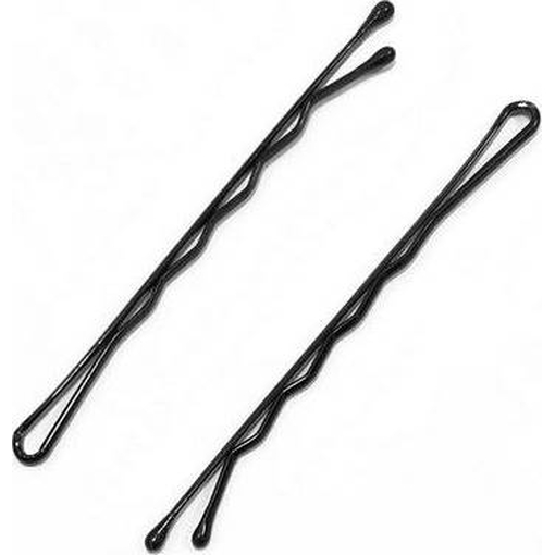 Product Milva Κυματιστά Τσιμπιδάκια Μαλλιών 5cm 24τμχ - Μαύρα base image