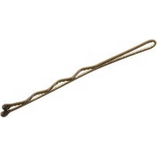 Product Milva Κυματιστά Τσιμπιδάκια Μαλλιών 5cm 24τμχ - Καφέ base image
