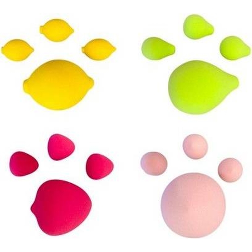Product Ro Ro Accessories Σφουγγαράκια Μακιγιαζ Blending Eggs SP243 Φρούτα Σετ 4τμχ (Τυχαία Επιλογή Χρώματος) base image