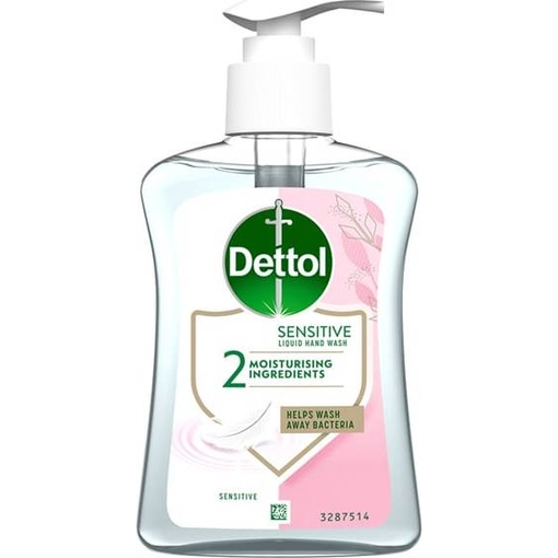 Product Dettol Sensitive Liquid Cream Soap 250ml base image