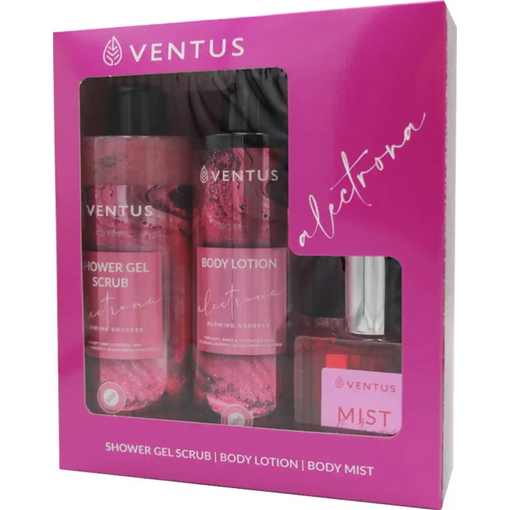 Product Ventus Alectrona Gift Set Σετ Περιποίησης Σώματος Shower Gel 300ml & Body Lotion 250ml & Body Mist 50ml base image