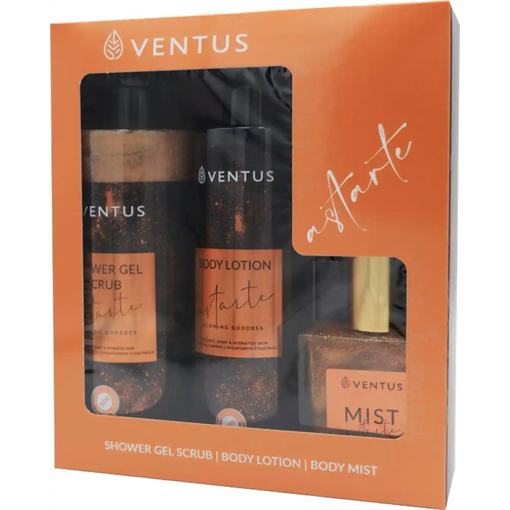 Product Ventus Astarte Gift Set Σετ Περιποίησης Σώματος Shower Gel 300ml & Body Lotion 250ml & Body Mist 50ml base image