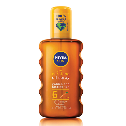 Product Nivea Sun Carotene Oil Spray SPF6 Αντηλιακό Λάδι Σώματος 200ml base image