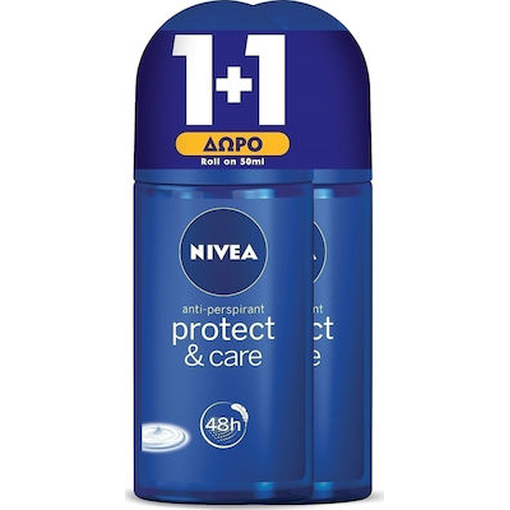 Product NIVEA Deo Roll-on Protect & Care 50ml | Προσφορά 1+1 base image