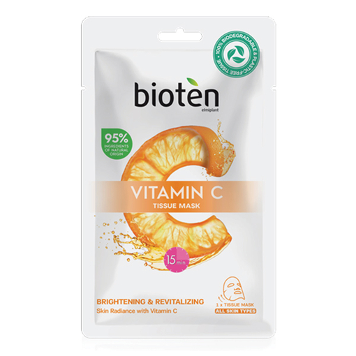 Product Bioten Vitamin C Υφασμάτινη Μάσκα Προσώπου 20ml base image