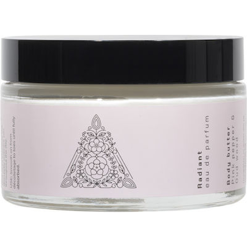 Product Radiant Pink Pepper & Oud Wood Body Butter 200ml - Luxurious Moisturizing Body Cream base image