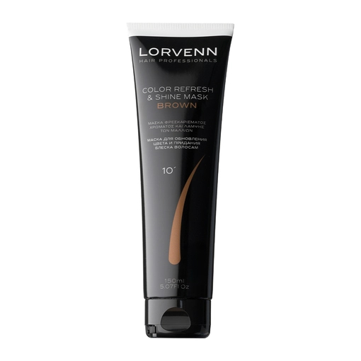 Product Lorvenn Hair Professionals Color Refresh & Shine Mask 150ml - Brown base image