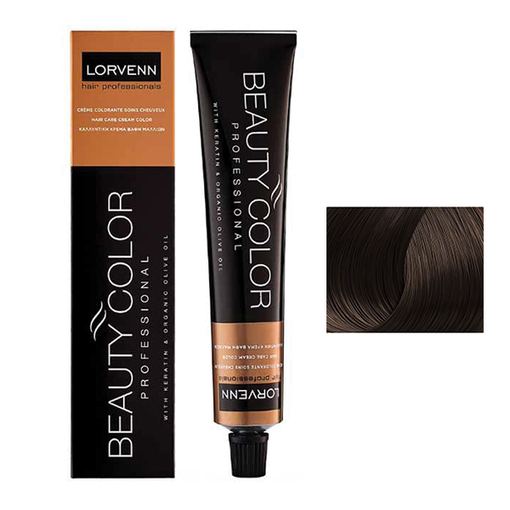 Product Lorvenn Beauty Color 70ml - 5.07 Φυσικό Καστανό Ανοιχτό Καφέ base image