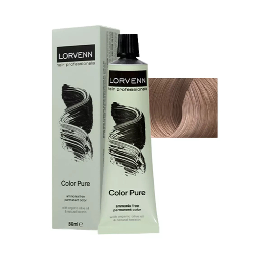 Product Lorvenn Color Pure Ammonia free 50ml 9.12 Blonde Very Light Sandre Irizzé base image