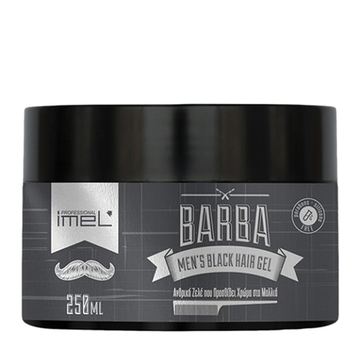 Product Imel Barba Men’s Black Hair Gel 250ml base image
