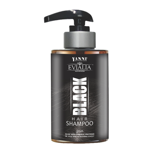 Product Yanni Extensions Evialia Σαμπουάν Μαλλιών Με Μαύρο Χρώμα 300ml base image