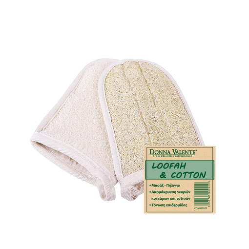 Product Donna Valente Sponge Glove Loofah & Cotton base image