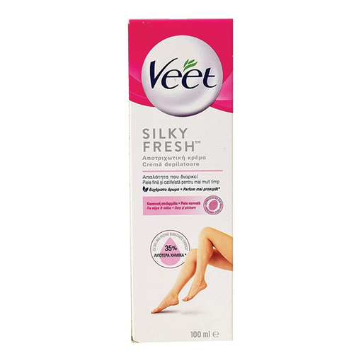 Product Veet Silky Fresh Κρέμα Αποτρίχωσης Για Κανονικές Επιδερμίδες 100ml base image