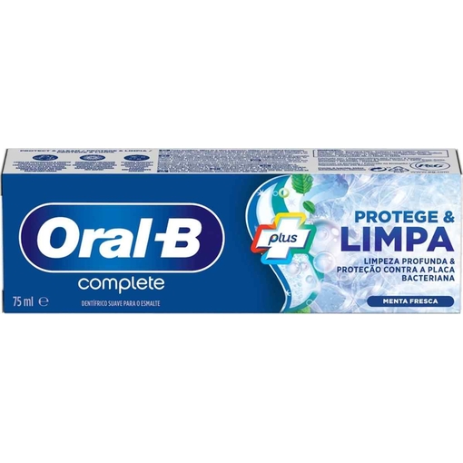 Product Oral-B Complete Mouthwash & Whitening Οδοντόκρεμα 75ml base image