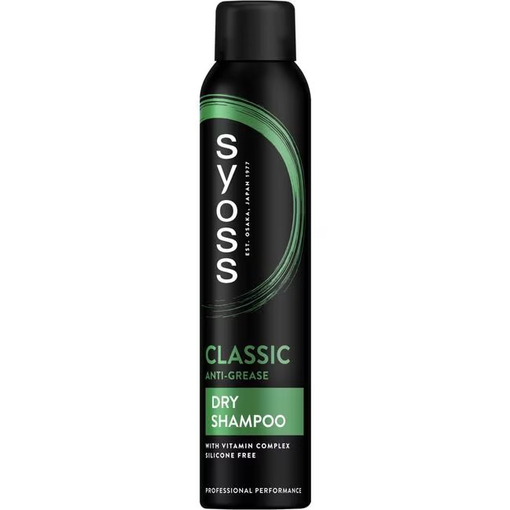 Product Syoss Classic Dry Shampoo Anti-Grease Ξηρό Σαμπουάν για Λιπαρά Μαλλιά 200ml base image