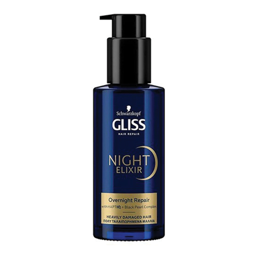 Product Schwarzkopf Gliss Night Elixir Overnight Repair Hair Mask 100ml base image