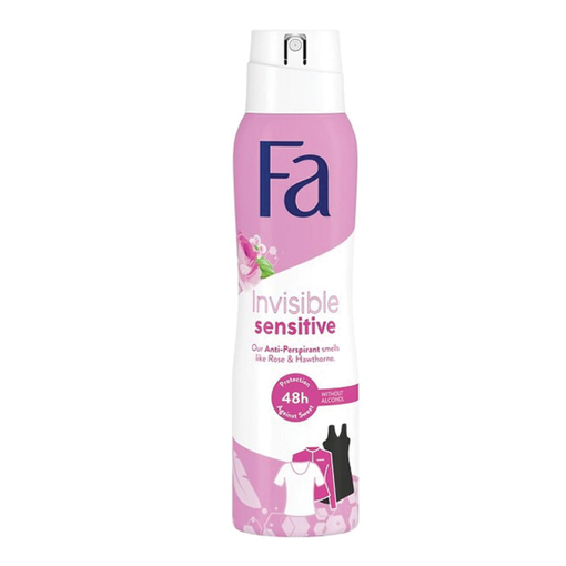Product Fa Men Invisible Sensitive 48h Deodorant Spray 150ml base image