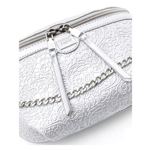 Product Fragola Γυναικεία Τσάντα Μέσης με Δαντέλα Crossbody Silver base image