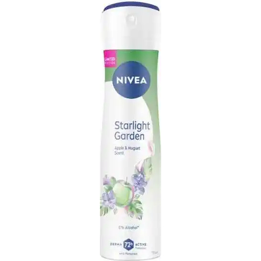 Product Nivea Starlight Garden Γυναικείο Αποσμητικό Σπρέι 150ml base image