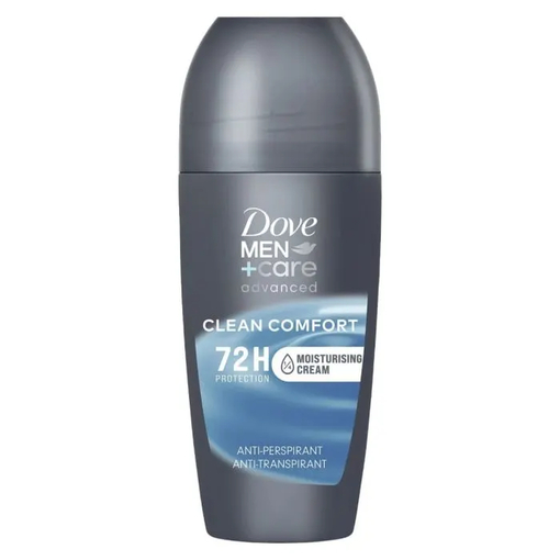 Product Dove Men+Care Clean Comfort Αντιιδρωτικό Roll On 48h 50ml base image