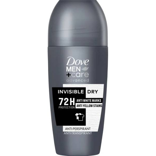 Product Dove Men Advanced Invisible Dry Deo Roll-On Ανδρικό Αποσμητικό 50ml base image