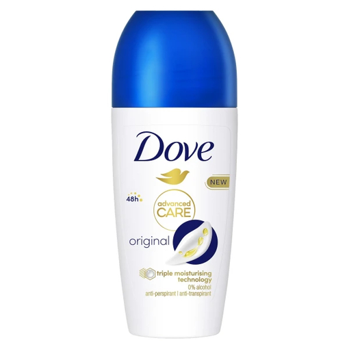 Product Dove Advanced Care Original Αποσμητικό Roll-On 48h 50ml base image