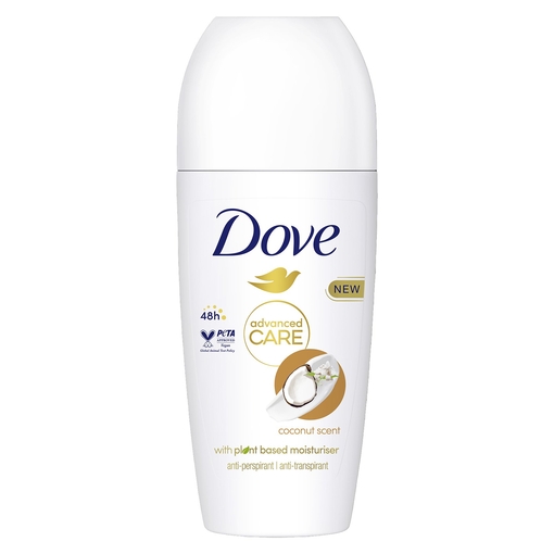 Product Dove Roll-On Advanced Care 48h Coconut 50ml base image