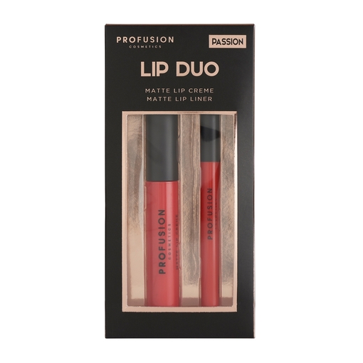 Product Profusion Cosmetics Σετ Χειλιών Lip Duo Passion Lip Liner & Matte Lip Cream base image