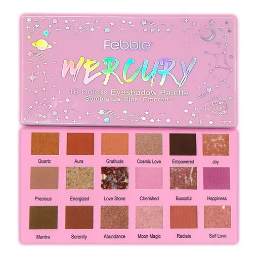 Product Febble Παλέτα Σκιών Ματιών 18 Χρωμάτων Mercury Eyeshadows Palette base image