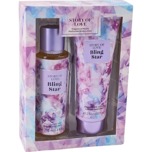 Product Story Of Love Bling Star Body Lotion 236ml + Body Mist 250ml base image