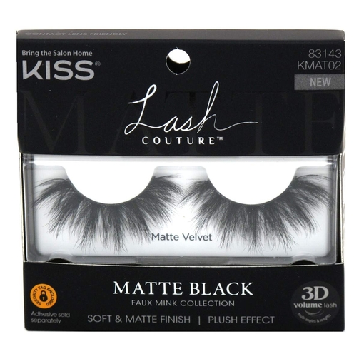 Product Kiss Lash Couture Matte Black Matte Silk KMAT02 base image