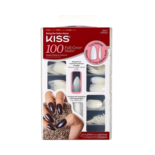 Product KISS Τεχνητά Νύχια Stiletto Long 100τμχ base image