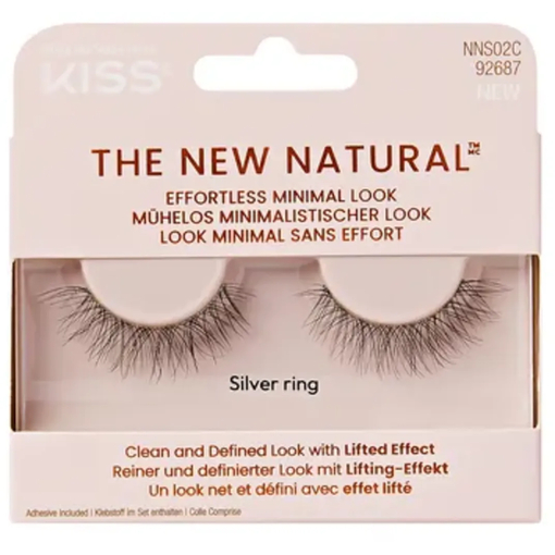 Product Kiss the New Natural Silver Ring False Adhesive Lashes Single Pair 02 base image