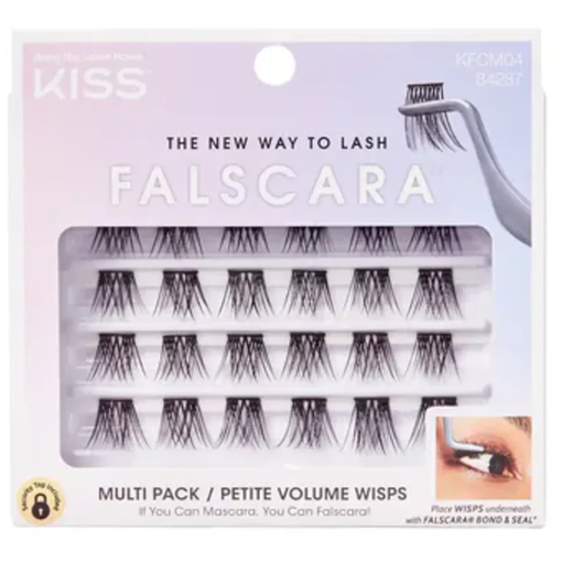 Product Kiss Falscara Eyelash False Adhesive Wisps Multi Pack - 04 base image